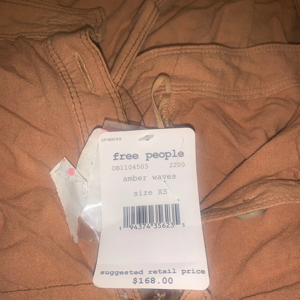 NWT! Free People Catch the Breeze Midi Dress in Amber Waves XS